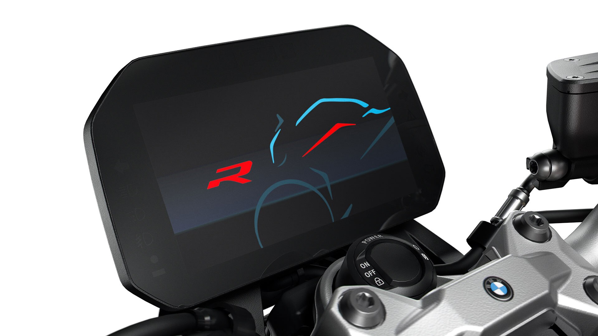 Grand écran TFT de 6,5 pouces de la F 900 R.